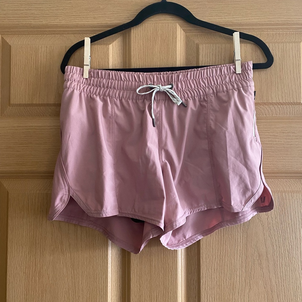 Vuori Pink Athletic Shorts